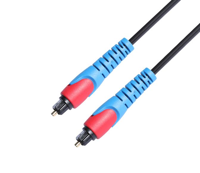 FT-1015雙色膜接頭 方轉方數字光纖音頻線 SPDIF/OPTICAL光纖線音響功放